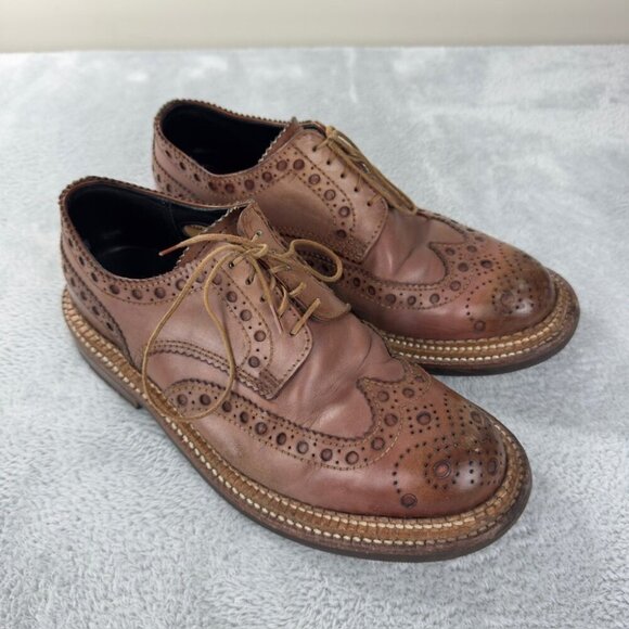 Grenson G One Oxford Leather Shoes – Men’s Size 7.5 UK / 8.5 US Handmade - Picture 6 of 12